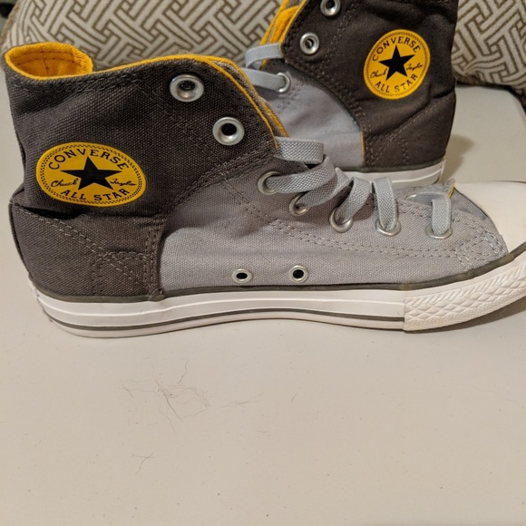 two tone converse high tops